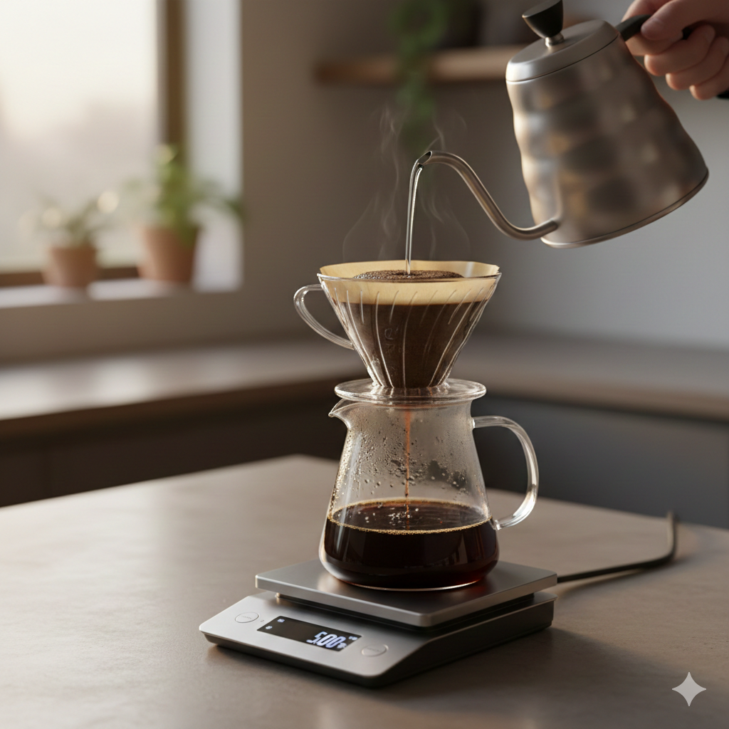 brew ratio, relação café água, preparo de café, café equilibrado, ciência do café, pupis café